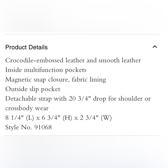 Coach Jade Saddle Bag in Croc - Picture 2 of 6